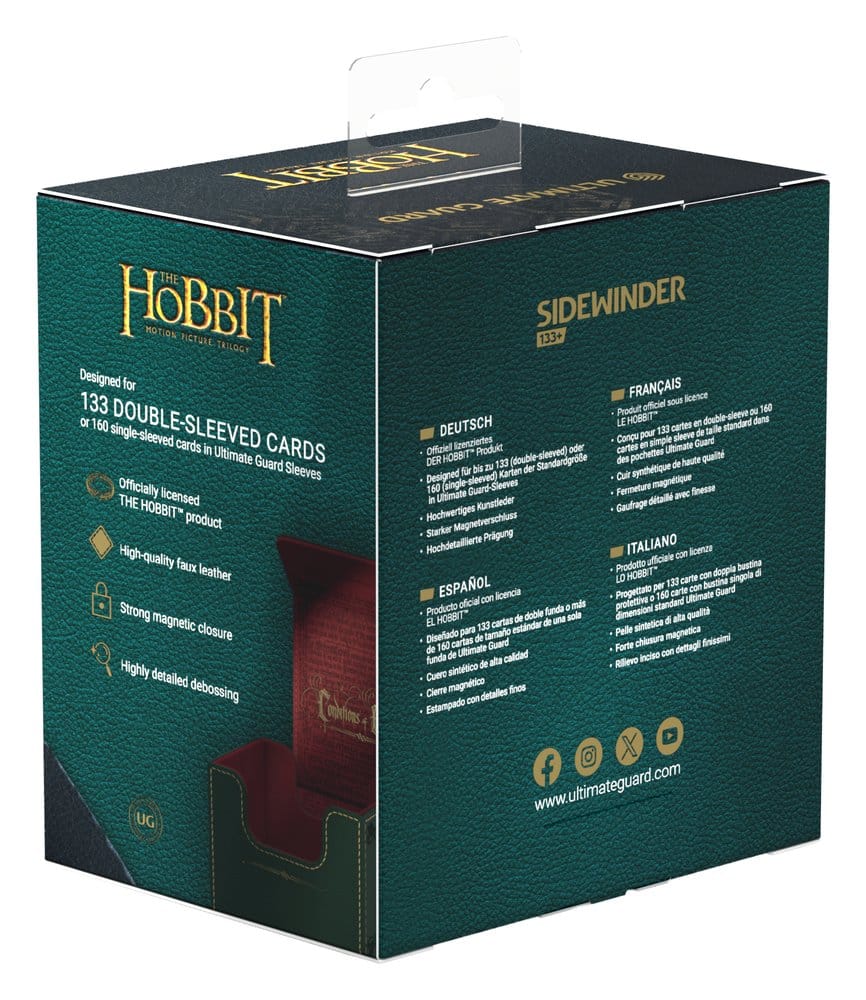 Sidewinder Deck Box 133+ Xenoskin The Hobbit - A Fateful
